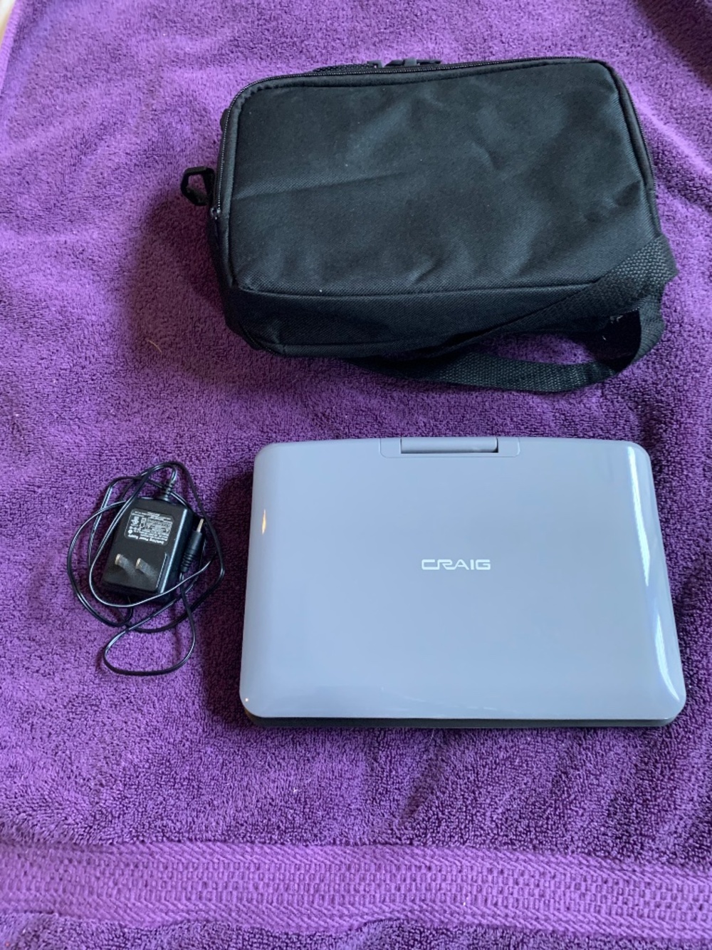 Craig Portable DVD Player with Carry Case